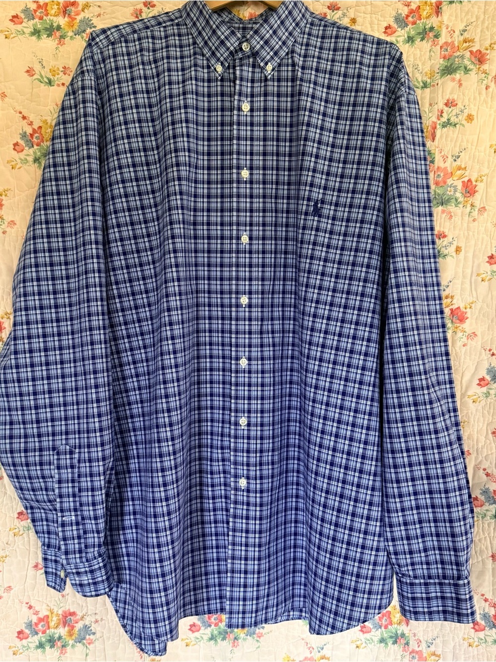 Polo Ralph Lauren Men’s Plaid Button-Down Shirt – 2XLT